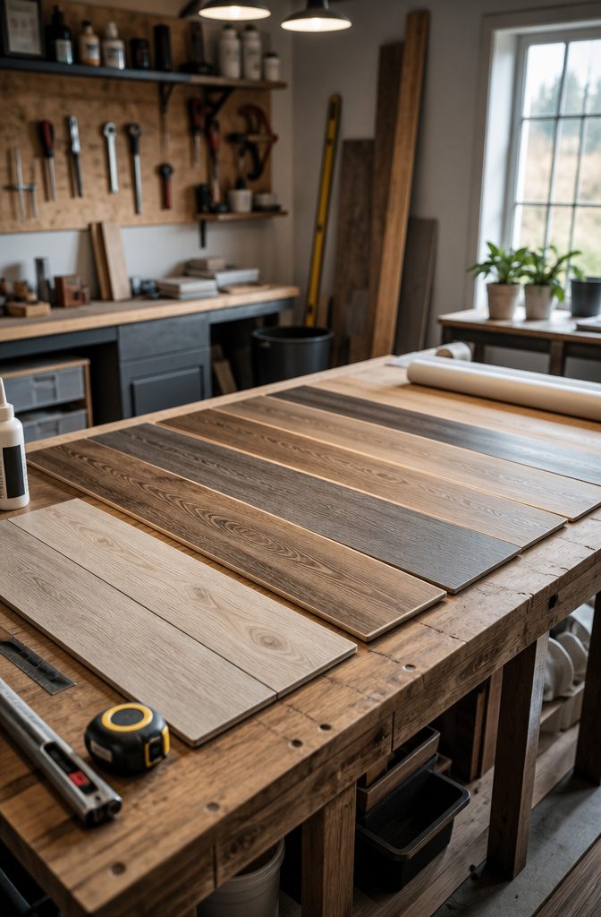 High End Vinyl Flooring: 10 Top Picks for 2026 5 Close-up of high-end vinyl flooring showing wear layer thickness measurement
